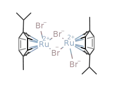 di-μ-bromo-bis[bromo(η(6)-para-cymene)ruthenium(II)]