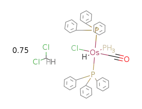 OsHCl(PH3)(CO)(PPh3)2*0.75CH2Cl2