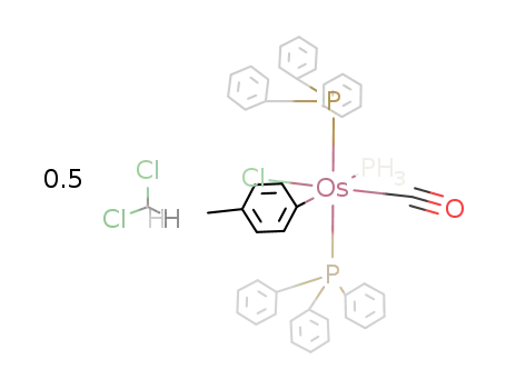 OsCl(p-tolyl)(PH3)(CO)(PPh3)2*0.5CH2Cl2