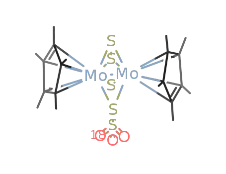 (C5Me5)2Mo2(μ-S2)(μ-S)(μ-SSO2(18)O)