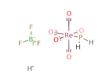 pentacarbonyl(phosphane)rhenium tetrafluoroborate