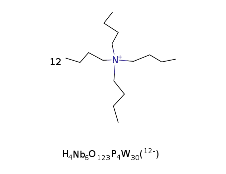 (tetrabutylammonium)12(H4P4W30Nb6O123)