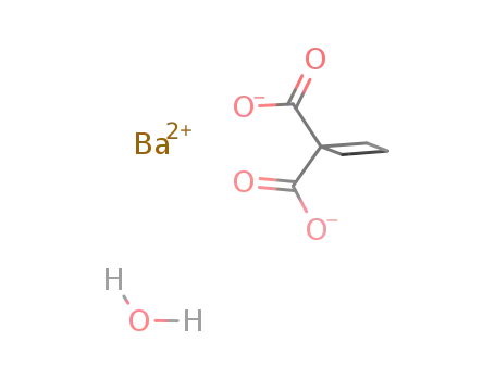 barium cyclobutane-1,1-dicarboxylate monohydrate