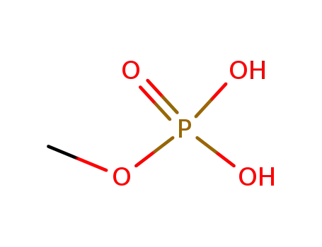 Molecular Structure of 812-00-0 (methyl dihydrogen phosphate)