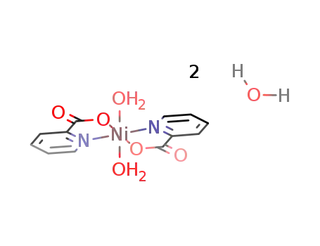 {Ni(H2O)2(pyridine-2-carboxylic acid)2}*2H2O