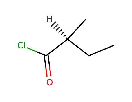 Molecular Structure of 27763-54-8 ((S)-2-Methylbutanoyl chloride)