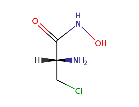 Molecular Structure of 23628-35-5 (1-alpha-amino-beta-chloropropionic acid hydroxamide)