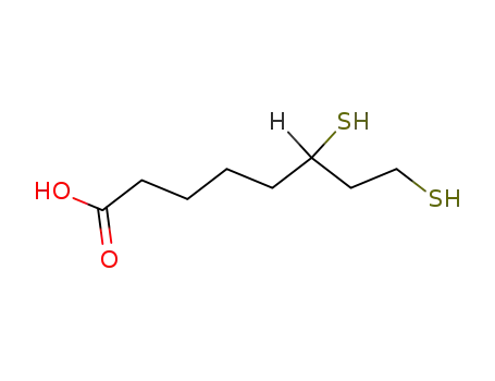 Molecular Structure of 462-20-4 (DIHYDROLIPOIC ACID)
