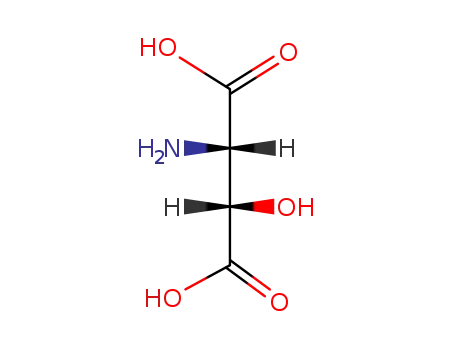 Molecular Structure of 4294-45-5 (DL-THREO-BETA-HYDROXYASPARTIC ACID)