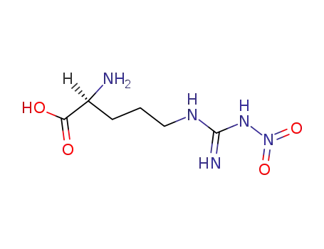 Molecular Structure of 2149-70-4 (N'-Nitro-L-arginine)