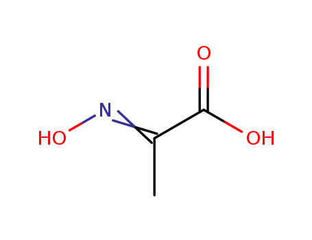 Molecular Structure of 2211-14-5 (2-(hydroxyimino)-propanoic acid)
