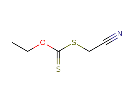 Molecular Structure of 59463-54-6 (S-(Cyanomethyl) O-ethyl carbonodithioate)
