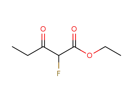 Molecular Structure of 759-67-1 (Ethyl 2-fluoro-3-oxopentanoate)