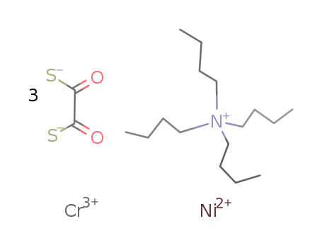 tetra-n-butylammonium [NiCr(dithiooxalato)3]