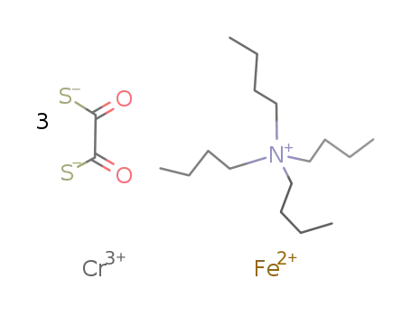 tetra-n-butylammonium [FeCr(dithiooxalato)3]