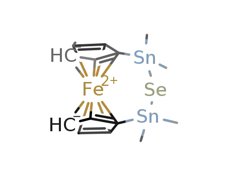 1,3-bis(dimethylstanna)-2-selena-[3]ferrocenophane