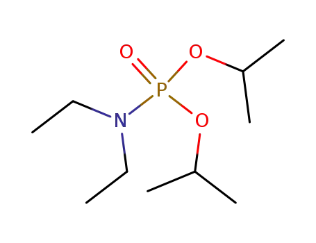 Molecular Structure of 74124-48-4 (N,N-Diethylamidophosphoric acid diisopropyl ester)