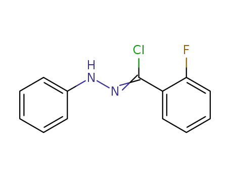 N-phenyl-2-fluorobenzenecarbohydrazonoyl chloride