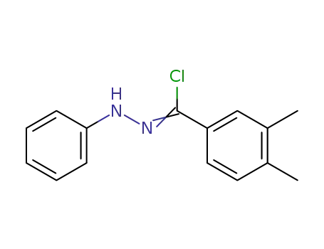 3,4-dimethyl-N-phenylbenzohydrazonoyl chloride
