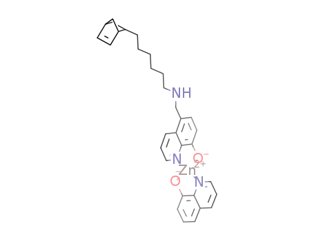 (C7H9(CH2)6NHCH2C9H5NO)zinc(8-hydroxyquinoline)