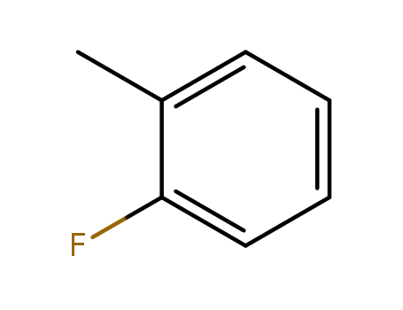 Molecular Structure of 95-52-3 (2-Fluorotoluene)