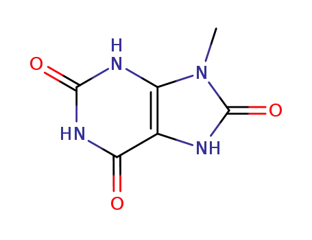 Molecular Structure of 55441-71-9 (9-METHYLURIC ACID)