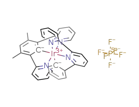 [Ir(1,3-di(2-pyridyl)-4,6-dimethylbenzene-N,C2,N)(6-phenyl-2,2'-bipyridine(-H))](hexafluorophosphate)