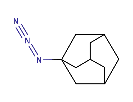 Molecular Structure of 24886-73-5 (1-AZIDOADAMANTANE  97)