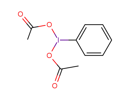 Molecular Structure of 3240-34-4 ((Diacetoxyiodo)benzene)