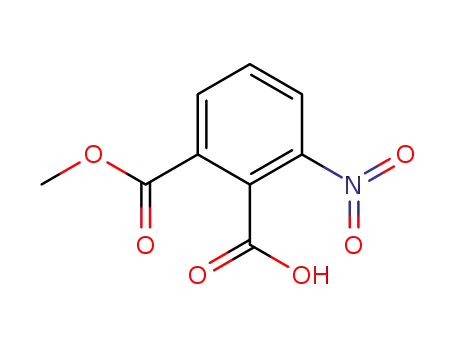 Molecular Structure of 21606-04-2 (1-Methyl-3-nitrophthalate)