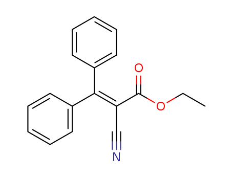 2-Propenoic acid,2-cyano-3,3-diphenyl-, ethyl ester