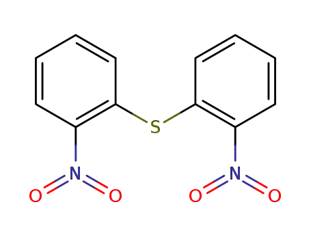 Molecular Structure of 22100-66-9 (bis(2-nitrophenyl) sulfide)