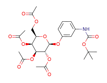3-tert-butoxycarbonylaminophenyl 2,3,4,6-tetra-O-acetyl-β-D-galactopyranoside