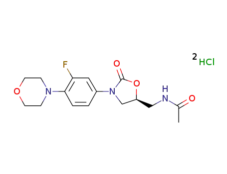 [(S)-N-[[3-(3-fluoro-4-morpholinyl)phenyl]-2-oxo-5-oxazolidinyl]methyl]acetamide dihydrochloride