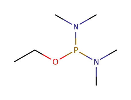 Molecular Structure of 3402-24-2 (N-(dimethylamino-ethoxy-phosphanyl)-N-methyl-methanamine)