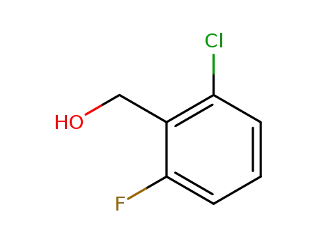 Molecular Structure of 56456-50-9 (2-Chloro-6-fluorobenzyl alcohol)