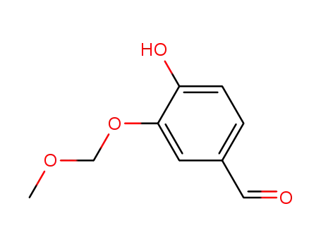 Molecular Structure of 65298-98-8 (Benzaldehyde, 4-hydroxy-3-(methoxymethoxy)-)