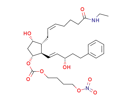 (2R,3R)-3-[(2Z)-7-(ethylamino)-7-oxohept-2-en-1-yl]-4-hydroxy-2-[(1E,3S)-3-hydroxy-5-phenylpent-1-en-1-yl]cyclopentyl 4-(nitrooxy)butyl carbonate