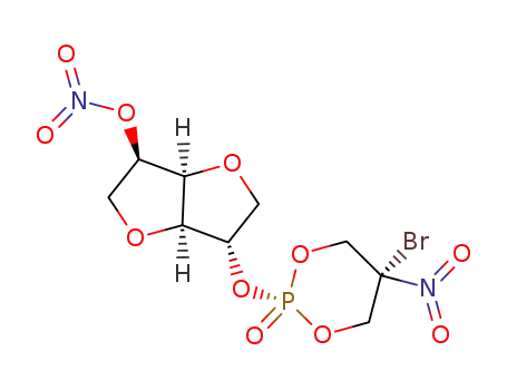 5-bromo-2-(5-O-nitro-1,4:3,6-dianhydro-D-glucit-2-yloxy)-5-nitro-2-oxo-1,3,2λ5-dioxaphosphorinane