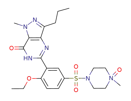 1-[[3-(6,7-dihydro-1-methyl-7-oxo-3-propyl-1H-pyrazolo[4,3-d]pyrimidin-5-yl)-4-ethoxyphenyl]sulfonyl]-4-methyl-4-oxido-piperazine