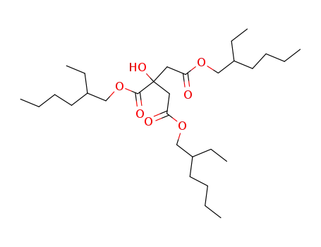 Molecular Structure of 7147-34-4 (TRIS(2-ETHYLHEXYL)CITRATE)