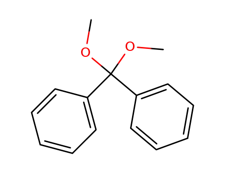 Molecular Structure of 2235-01-0 (BENZOPHENONE DIMETHYLKETAL)