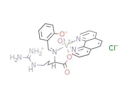 [VO(N-salicylidene-L-arginine(-1H))(1,10-phenanthroline)]Cl