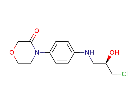 (R)-4-[4-[(3-Chloro-2-hydroxypropyl)amino]phenyl]morpholin-3-one