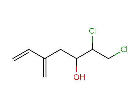Molecular Structure of 65476-00-8 (6-Hepten-3-ol, 1,2-dichloro-5-methylene-)