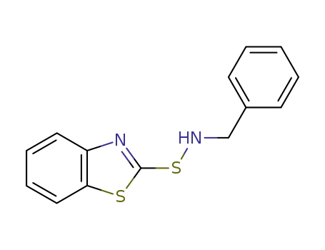 Molecular Structure of 26773-69-3 (N-Benzylbenzothiazole-2-sulfenamide)