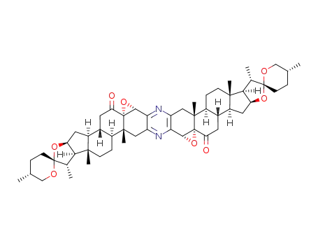 di(25R-6-oxo-4,5α-epoxy-5α-spirostano[2,3-b:2',3'-e])pyrazine