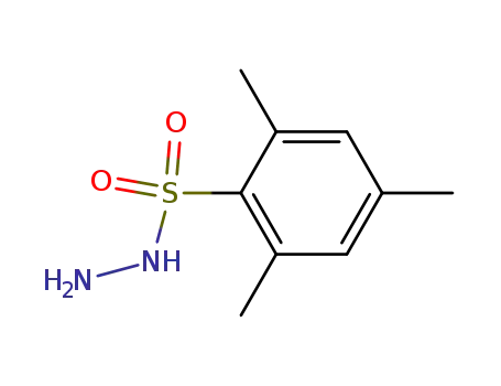 Molecular Structure of 16182-15-3 (2,4,6-Trimethylbenzenesulfonyl hydrazide)