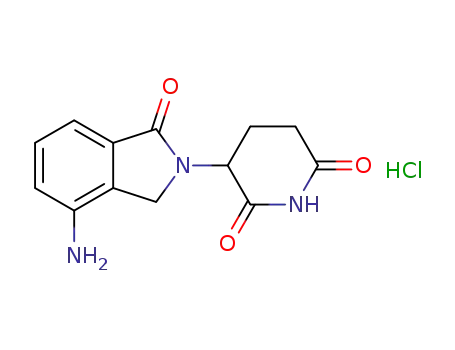 (RS)-3-(4-amino-1-oxo-1,3-dihydroisoindol-2-yl)piperidine-2,6-dione hydrochloride