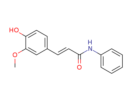 2-Propenamide, 3-(4-hydroxy-3-methoxyphenyl)-N-phenyl-, (E)-